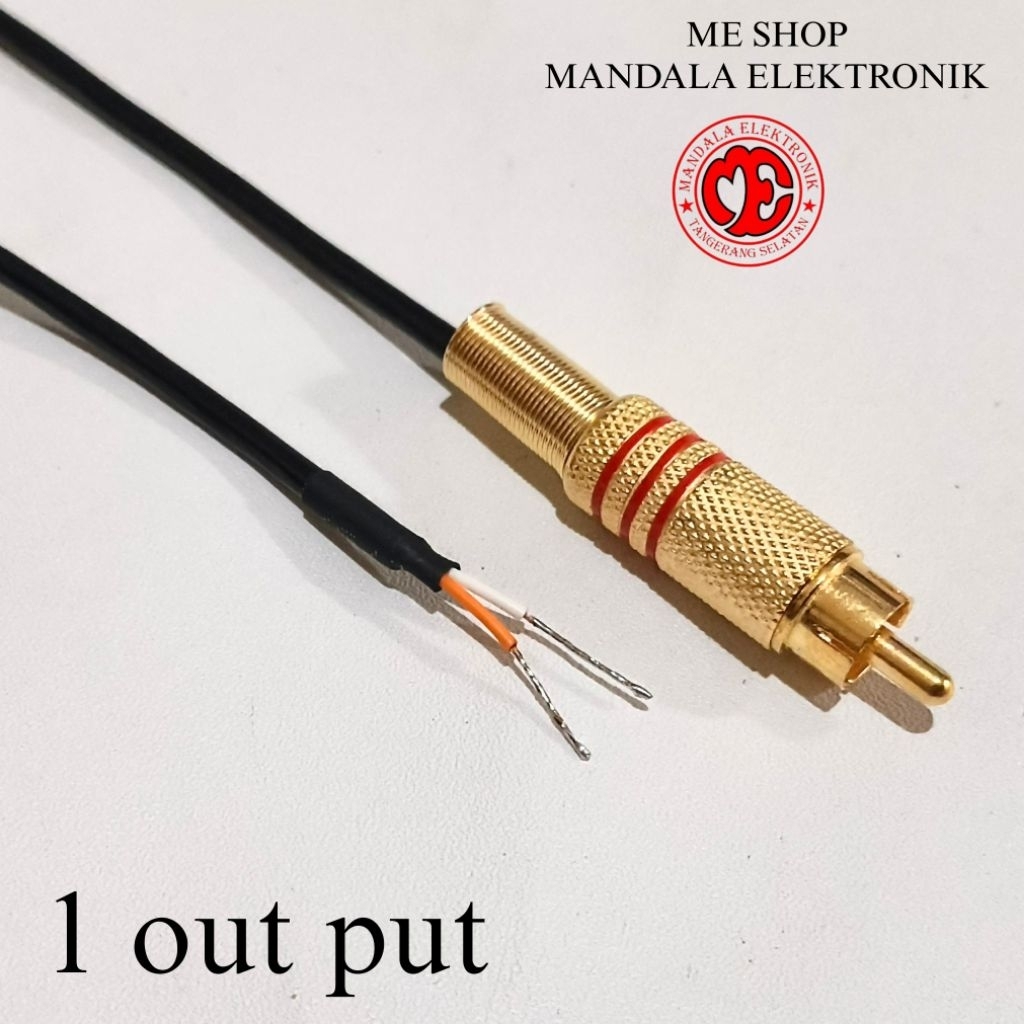 Kabel rca male to kabel buntung kabel speaker