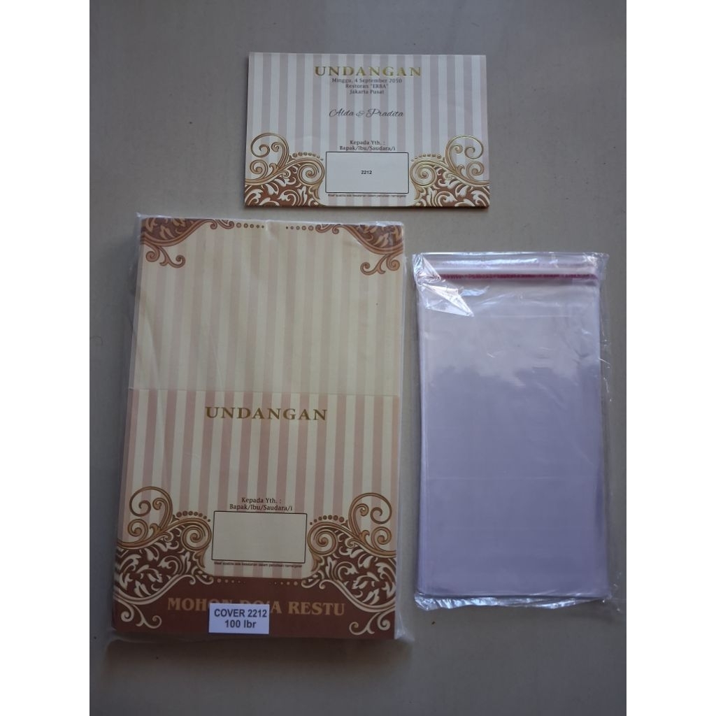 BLANKO ERBA 2212 KOSONGAN TERMASUK PLASTIK OPP ISI 100 LBR
