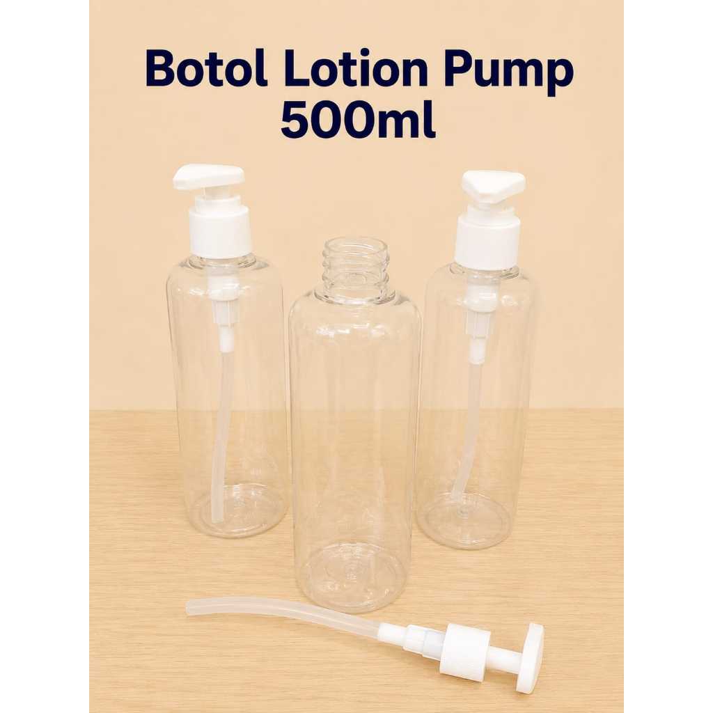 Botol Lotionpump 500ml/Botol handsoap/Serbaguna