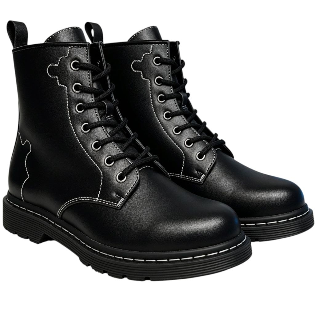 HARVEY - Sepatu Docmart Boots Tinggi 7 Hole Pria