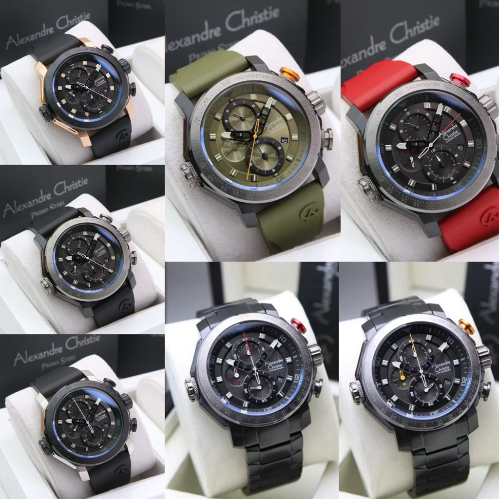 Jam Tangan Pria Alexandre Christie 6565 AC6565 AC 6565MC (ORIGINAL)
