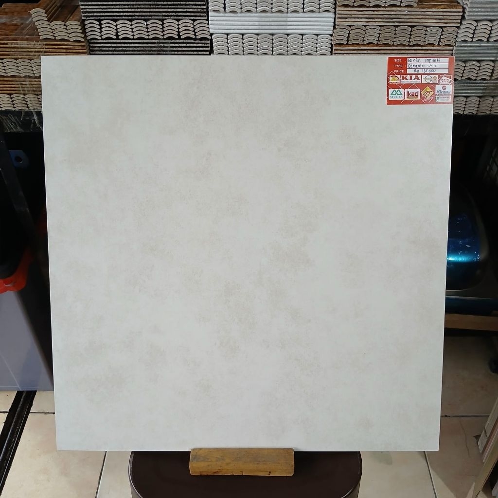 keramik 60x60 infiniti cemento white