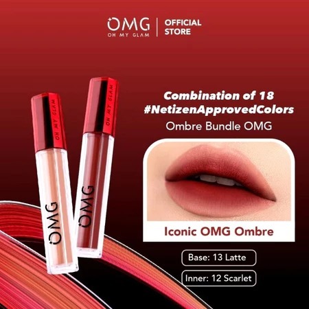 OMBRE LIPS OMG | Lipcream OMG Ombre Coffee Edition| Ombre Lipcream | Ombre Lips OH MY GLAM