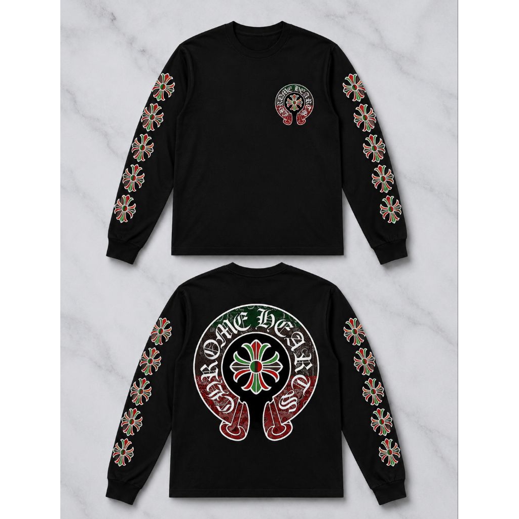 Kaos Panjang Chrome Hearts / Longsleeve Chrome Hearts Unisex