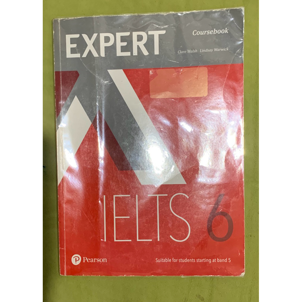 Expert IELTS 6 Coursebook by Clare Walsh and published by PEARSON (Pre-loved/ bekas layak pakai)