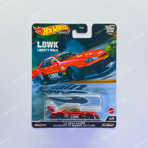 HOTWHEELS LB ER34 SUPER SILHOUETTE NISSAN SKYLINE LBWK