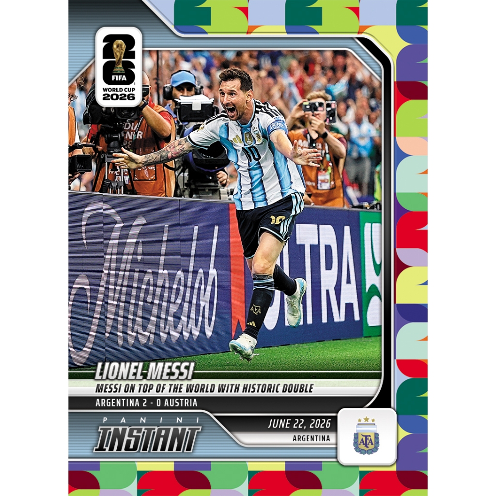 Fullprint Replica Kartu Mainan Anak Bola messi selebrasi