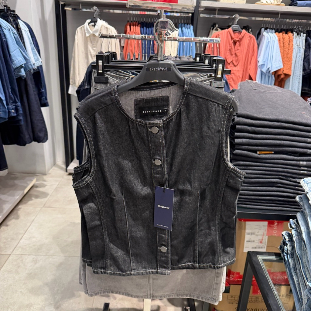 vest rompi tanpa lengan denim tirajeans X executive
