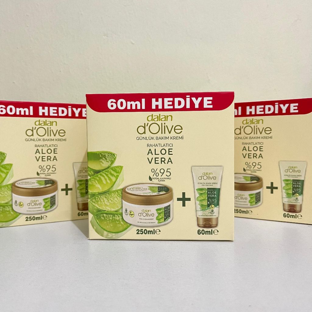 Dalan D'olive Turki GIFT SET | Aloe Vera Body Lotion Turkiye | Skincare Body Cream Turkiye Turkey | 