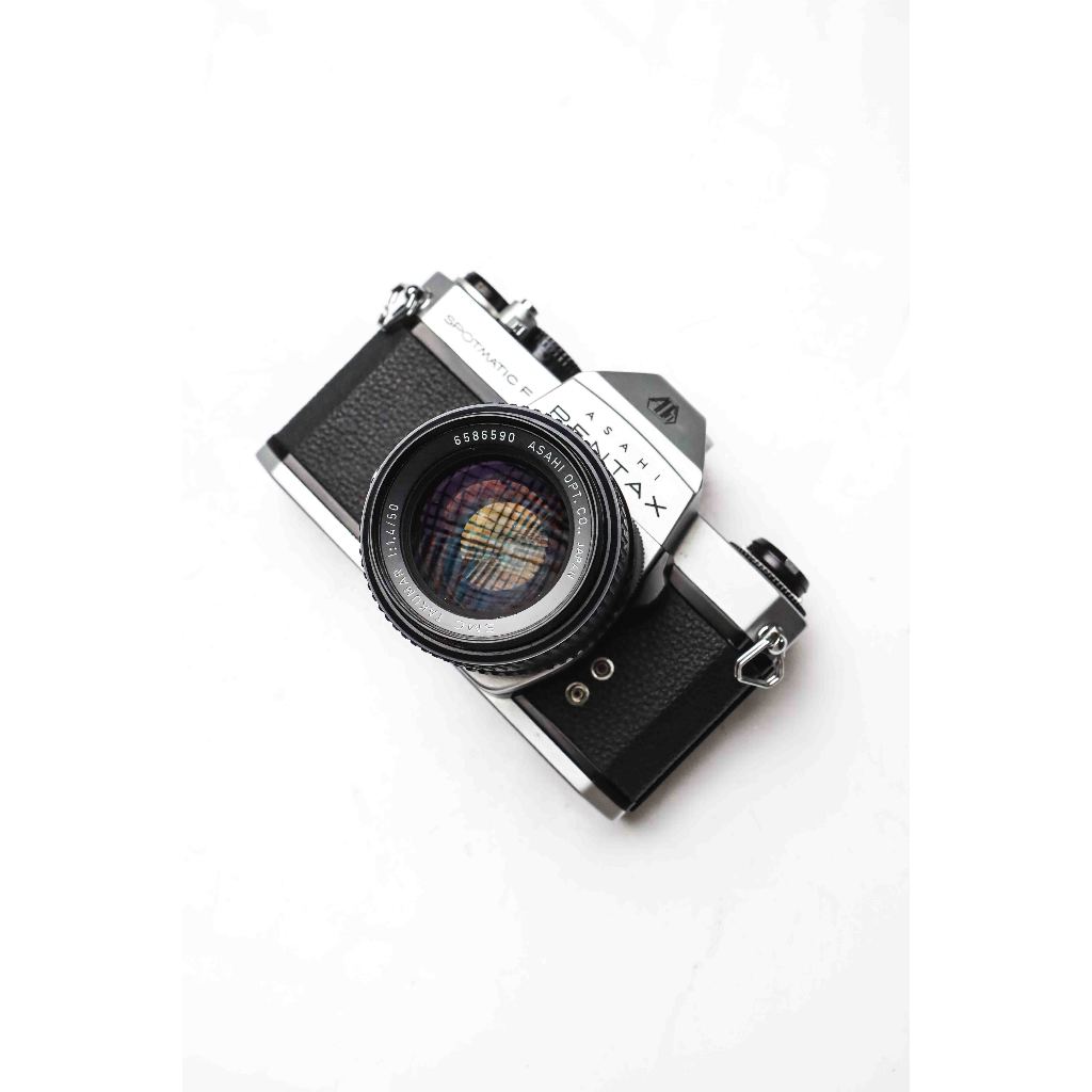 Kamera Analog Pentax Spotmatic-F kit 50mm f1.4 SMC Takumar Normal !