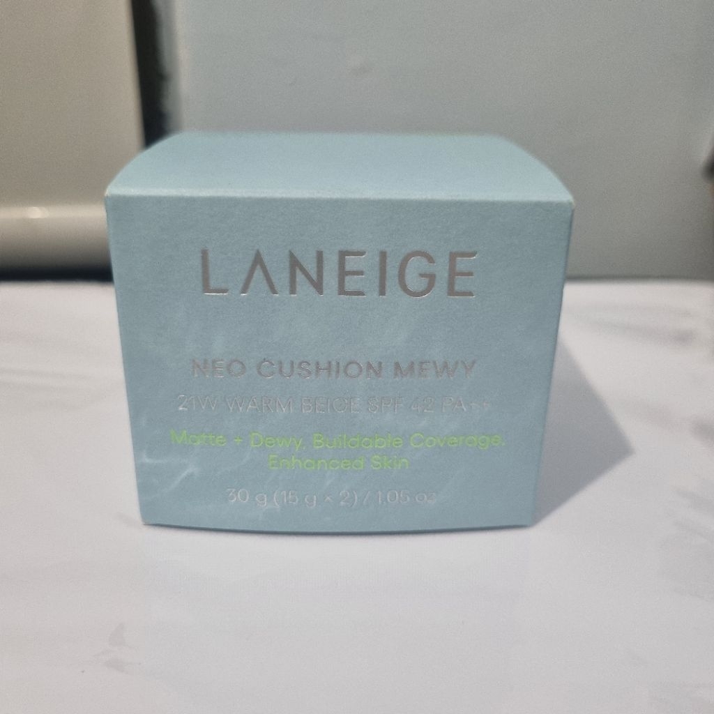 [BTS' Jin Cushion] LANEIGE NEO Cushion Mewy - Matte and Dewy Finish, Flawless Base Makeup