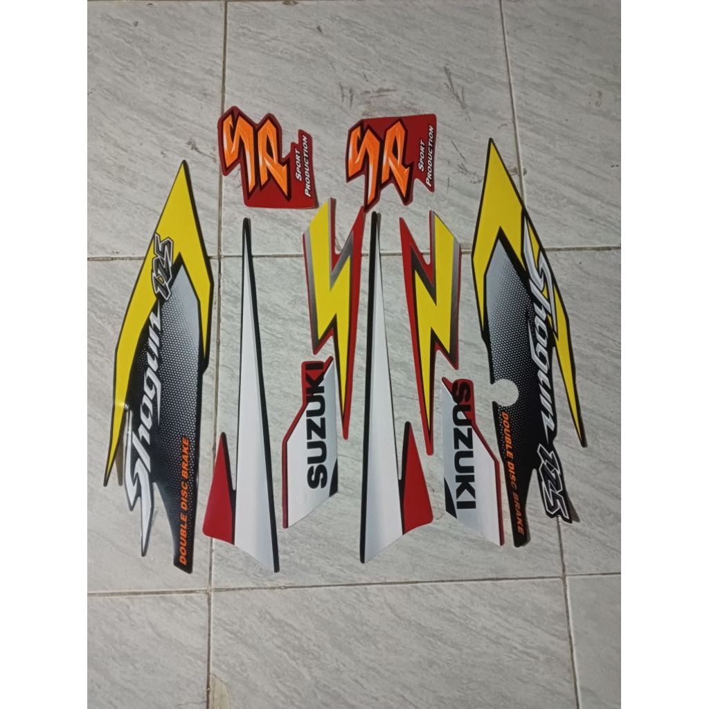 stiker Shogun sp 2006