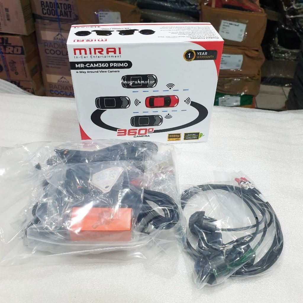 Kamera MIRAI 360 seri MR-CAM360 PRIMO 2D/3D Camera Parkir mobil 360 4-Way Around View Camera