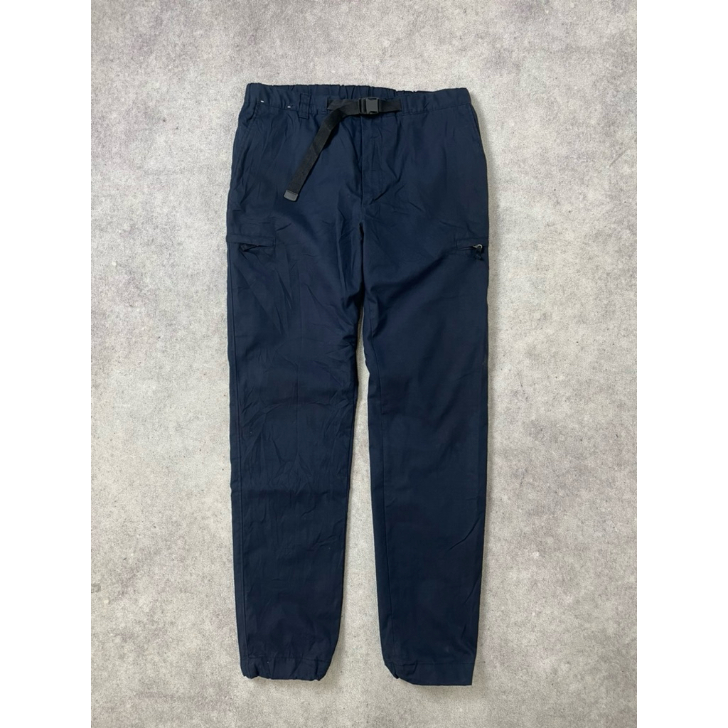 UNIQLO ripstop navy utility pants