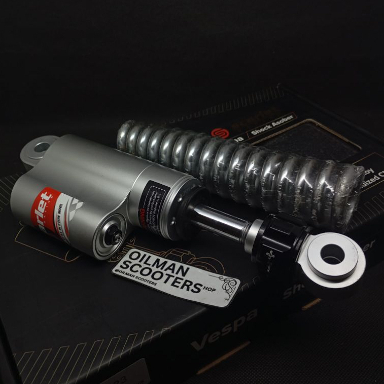 SHOCK DEPAN VESPA SUPER SPRINT PS TABUNG SCARLET SHOCK DEPAN TABUNG SCARLET ORIGINAL