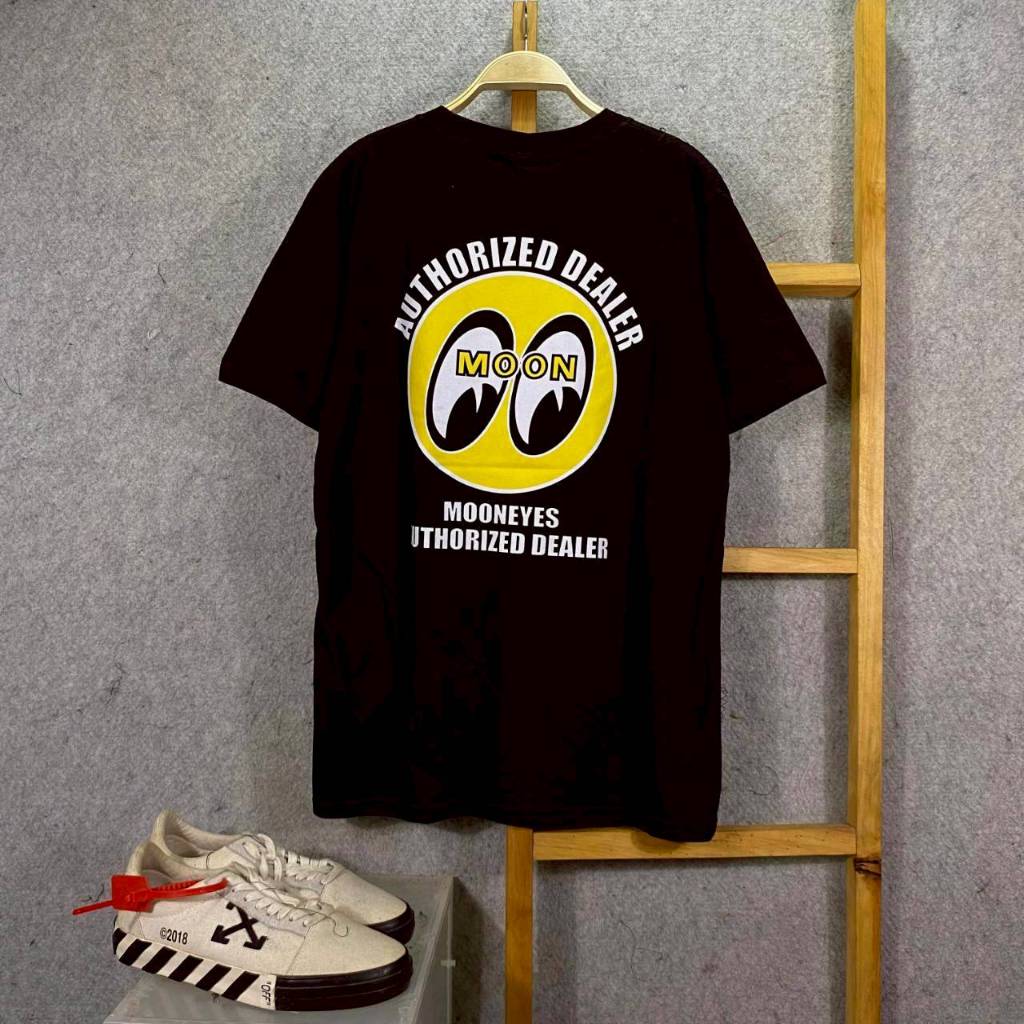 KAOS TSHIRT MOONEYES AUTHORIZED DEALER BLACK