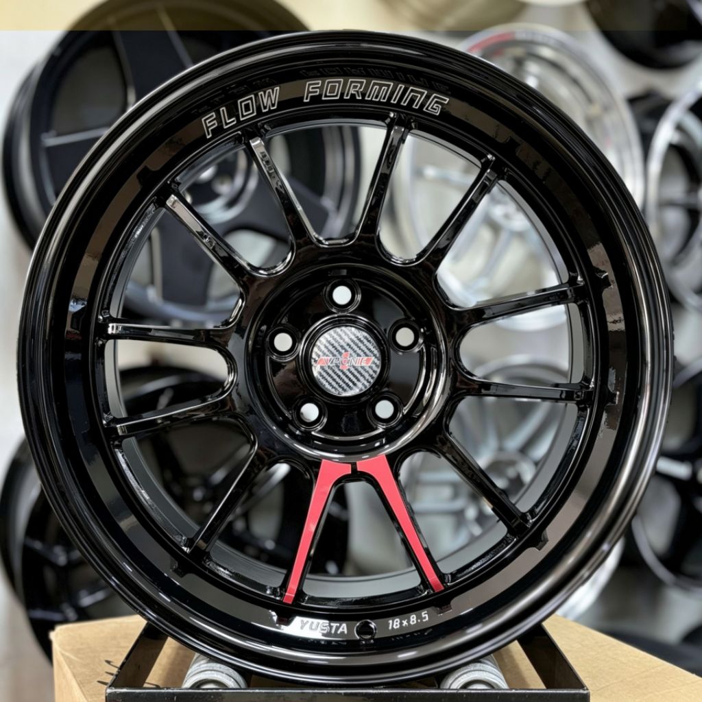 velg mobil r18 VENOM YUSTA FLOW FORMING r18 pcd 5X108 velg mobil ring 18 velg mobil jaecoo j5 Chery 