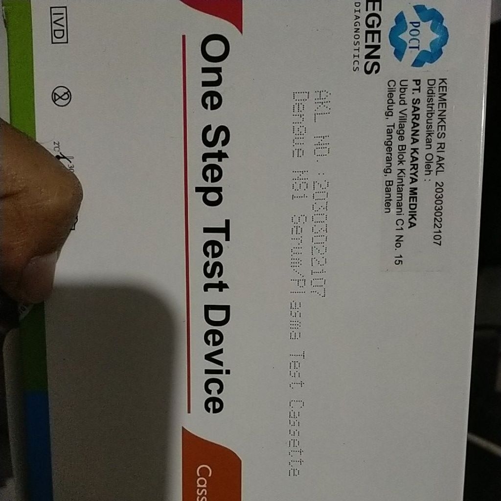 Dengue NS1 Cassette