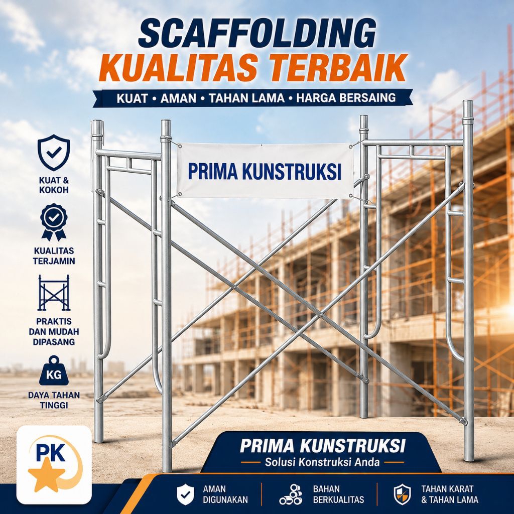 scaffolding galvanis tinggi 190cm