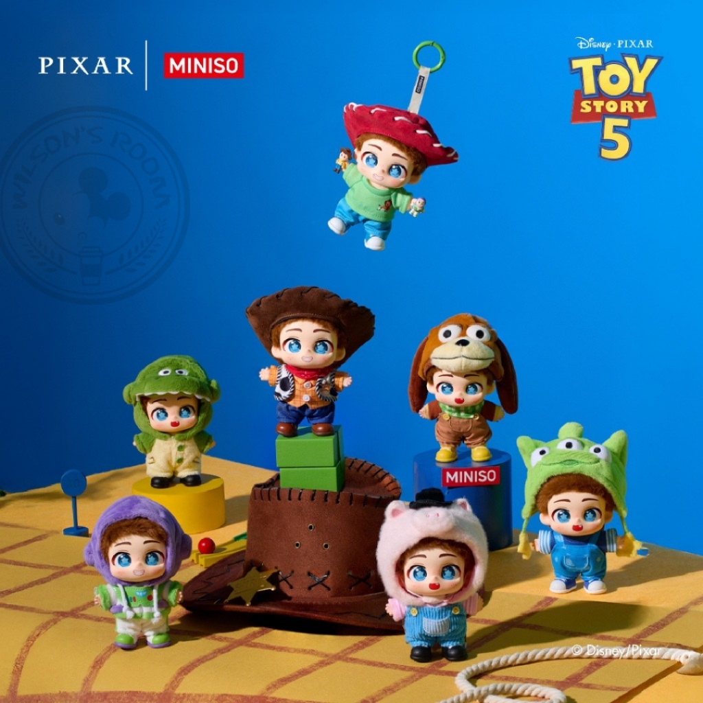 [SELECTED] Miniso Disney Pixar Toy Story Childhood Bonds Series Woody Buzz Lightyear Andy Rex Slinky