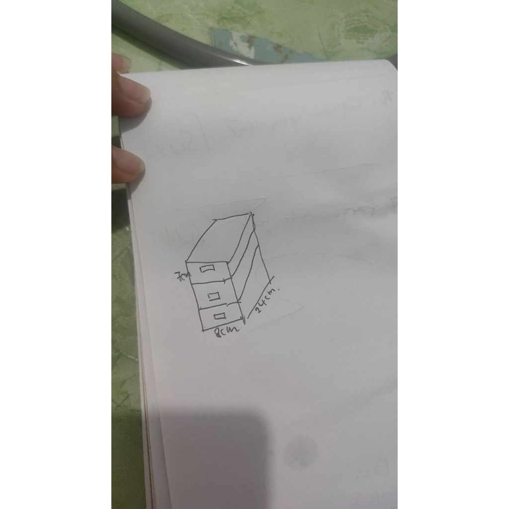 akrilik laci tempat obat obatan