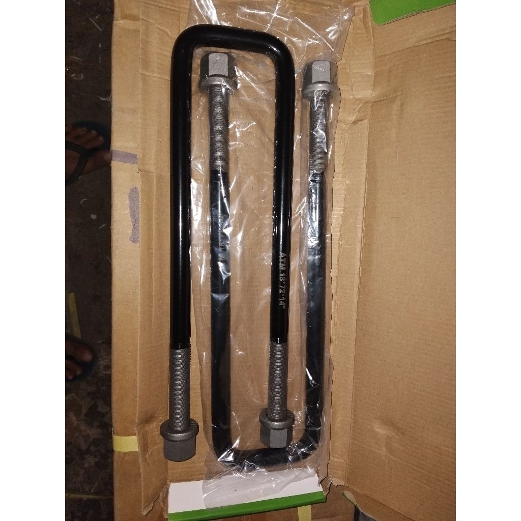 U BOLT BEHEL PER BELAKANG 15 INCI CANTER PS125 PS135 RINO ATM ISI 2PC