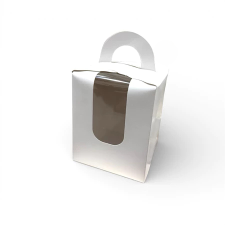 Box Ivory Gable Box White Ivory Box Vivianne 12 x 12 x 15 Cm Box Snack Box Toples 250 Hram Kotak Pac