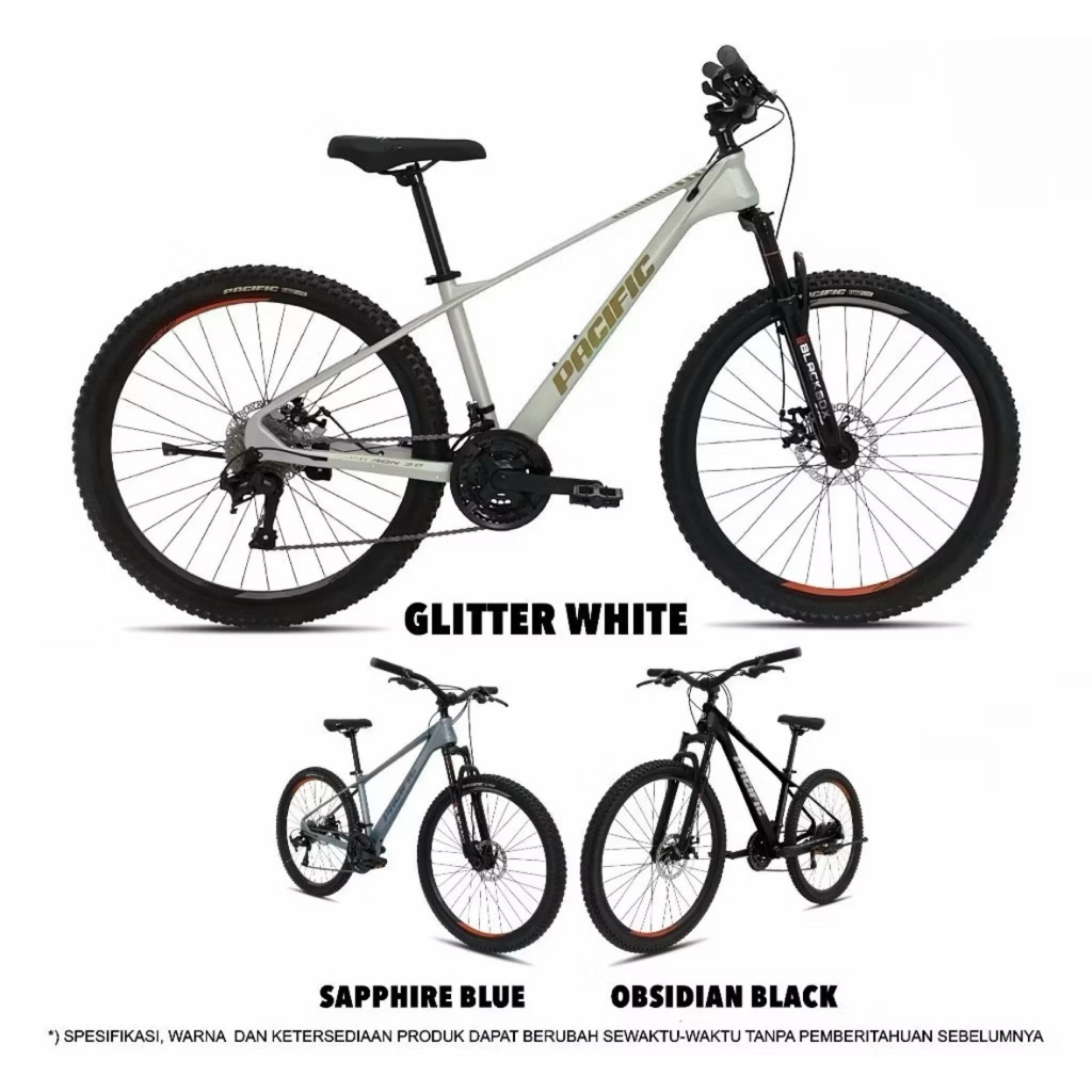 Sepeda MTB Pacific Cameron 3.0 3 x 9 Speed UK 27.5 INCH Terbaru BY Pacific