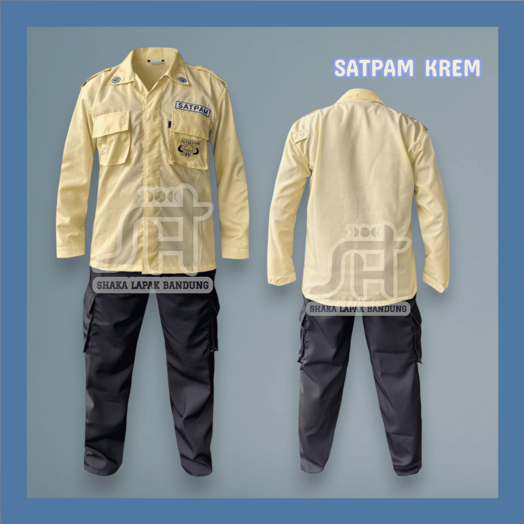 Seragam pdh PDL satpam / baju pdh PDL satpam / celana PDL hitam