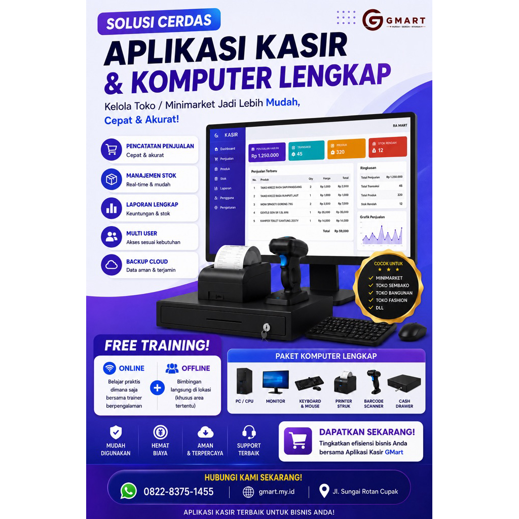 Aplikasi kasir Minimarket