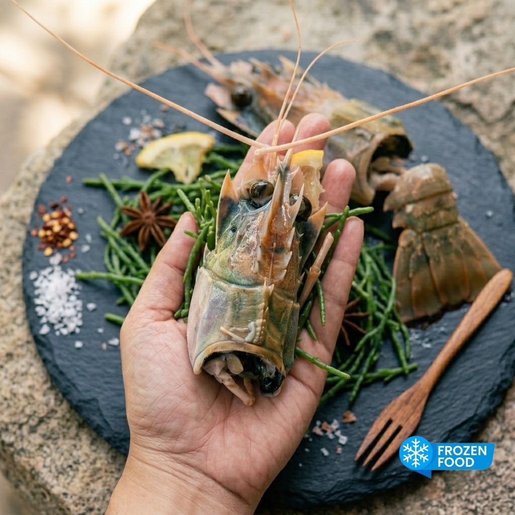 Kepala udang TIGER LAUT 1kg ukuran besar penguat rasa dan aroma kaldu udang
