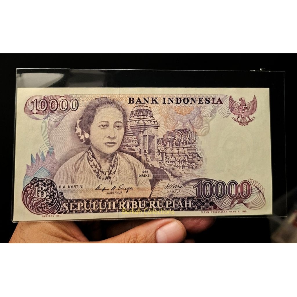 10 ribu kartini tahun 1985 bagus asli