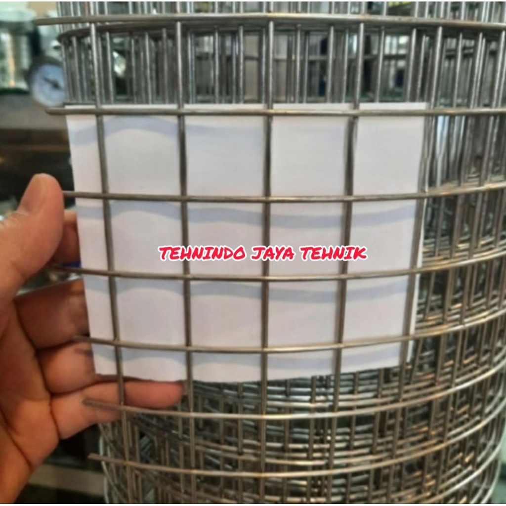 Wiremesh galvanis 25 x25mm x1.8mm lebar 90 cm / wire galvanis / kawat loket ayam galvaniseteran diam