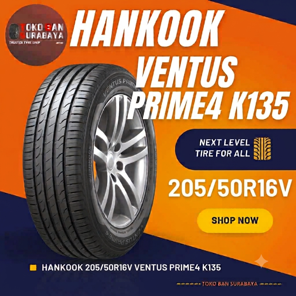 Ban HANKOOK 205/50 R16 205/50R16 205/50/16 20550 R16 20550R16 R16 R 16 VENTUS PRIME 4 K125