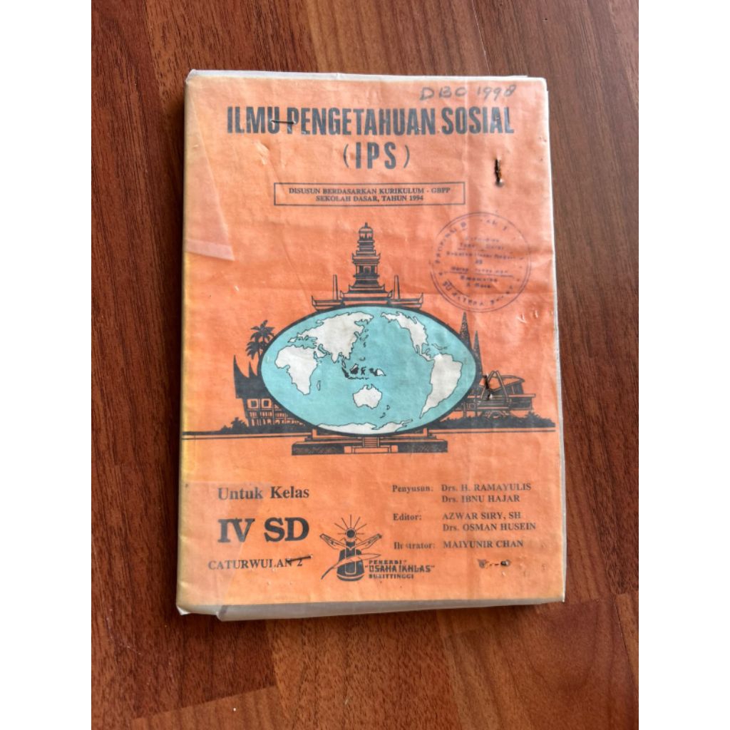 Buku pelajaran IPS untuk kelas IV SD tahun 1994