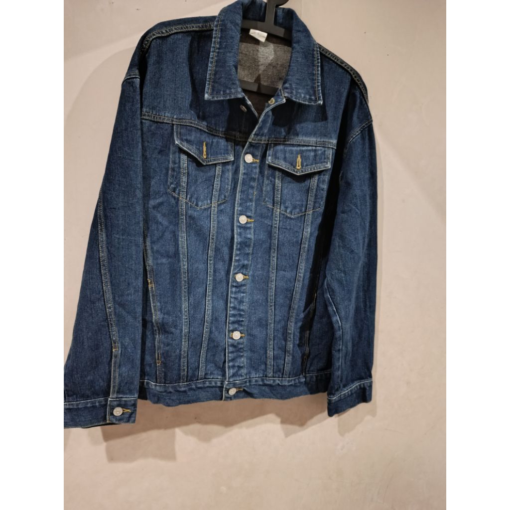 Jaket denim biru Eighty Six Road