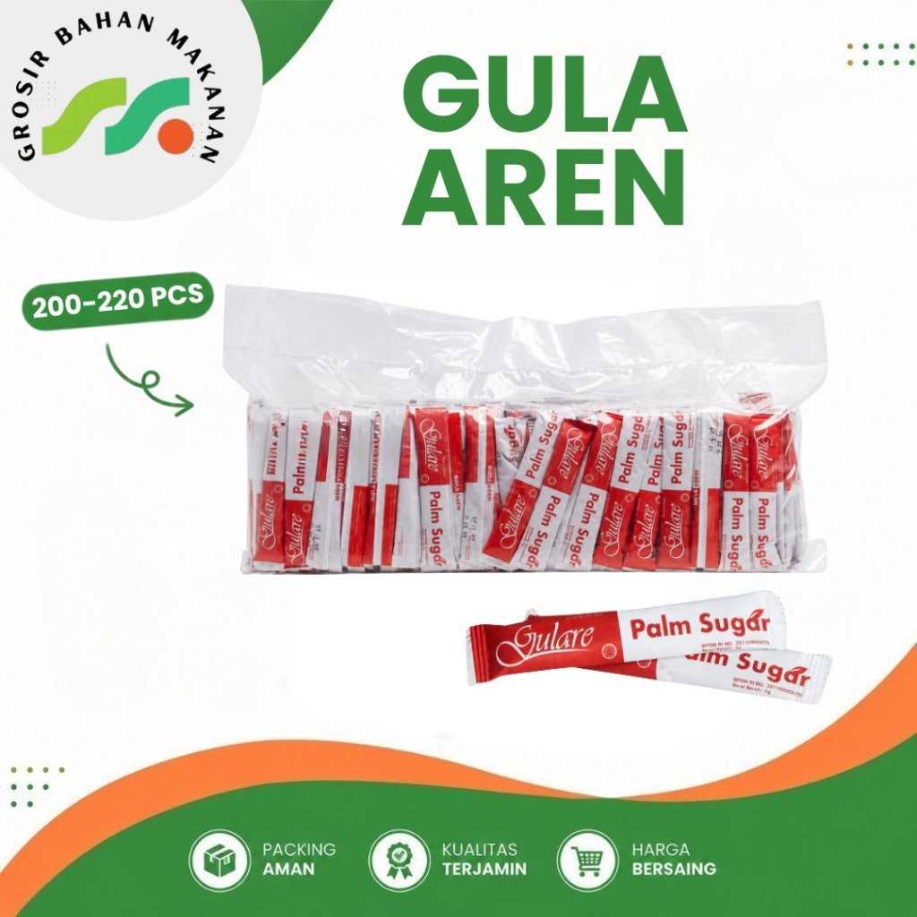 GULARE GULA AREN / PALM SUGAR STICK PER PAK