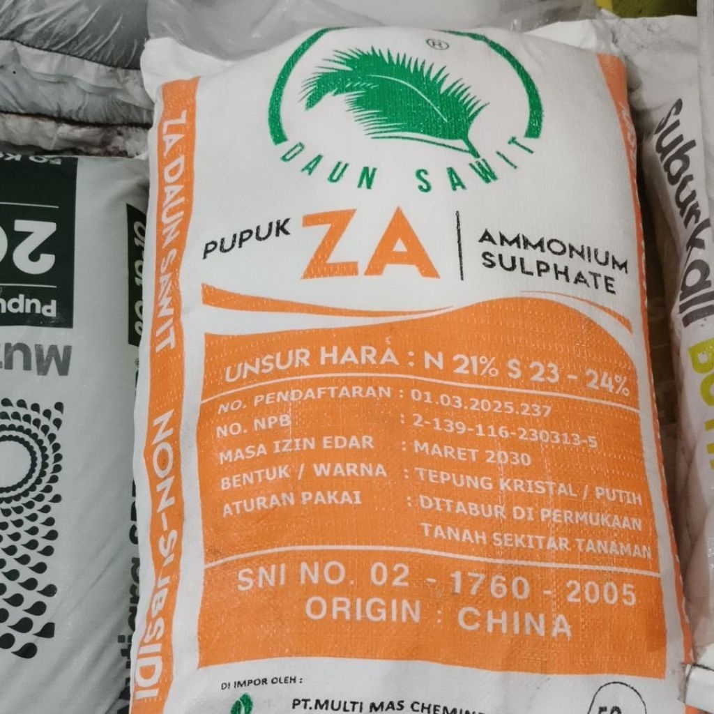 Pupuk ZA (Amonium Sulfat) 50 kg