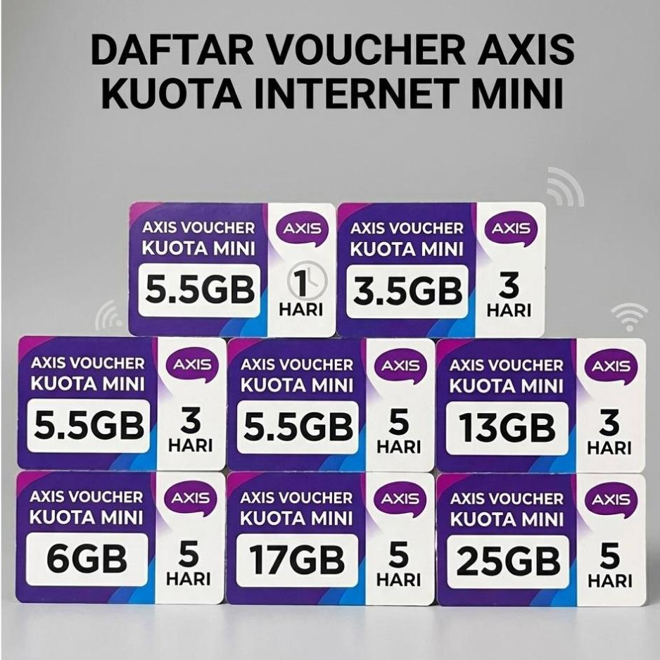 PAKET DATA INTERNET VOUCHER AXIS