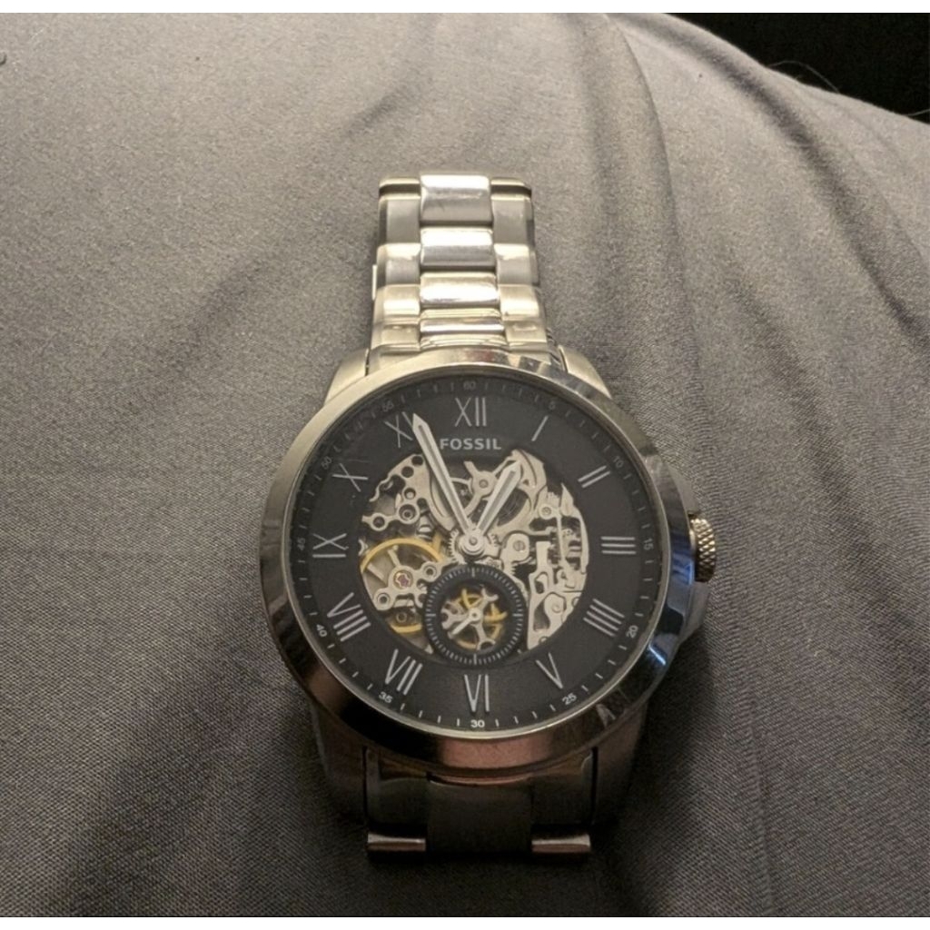 Jam Tangan Pria Automatic ME3055 Stainless Steel