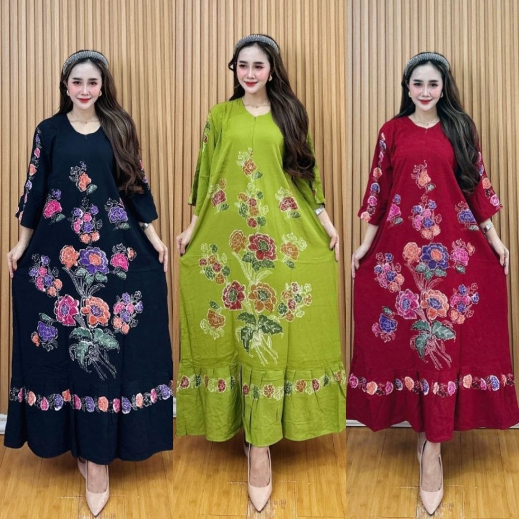 SACKDRESS BATIK ENCIM LD 120 PJ 125 | DRESS DASTER |  BUSUI FRENDLY