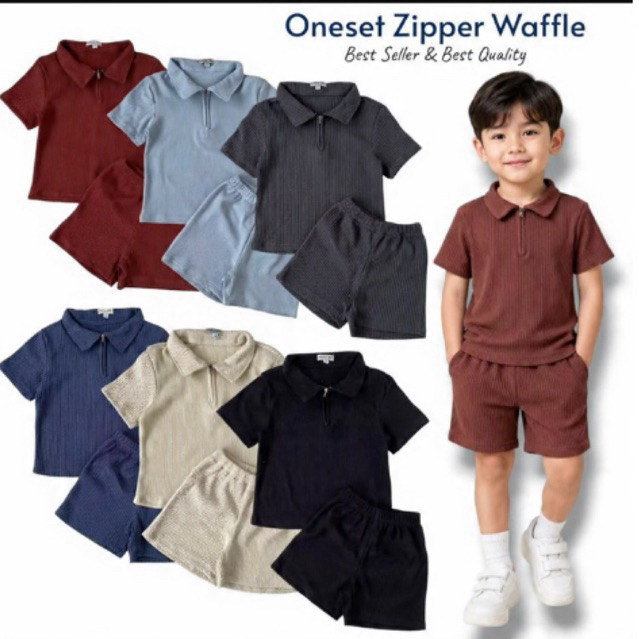 One Set Pendek Anak laki laki, One set Murah , One set Knit