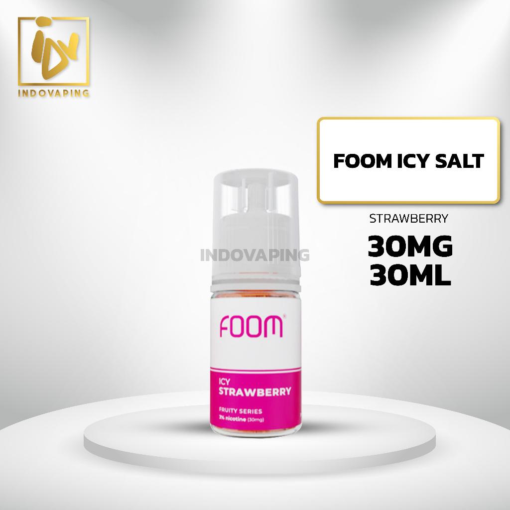 Liquid Vapor Vape - Foom Liquid 30mg 30ml Icy Strawberry By Foom Lab
