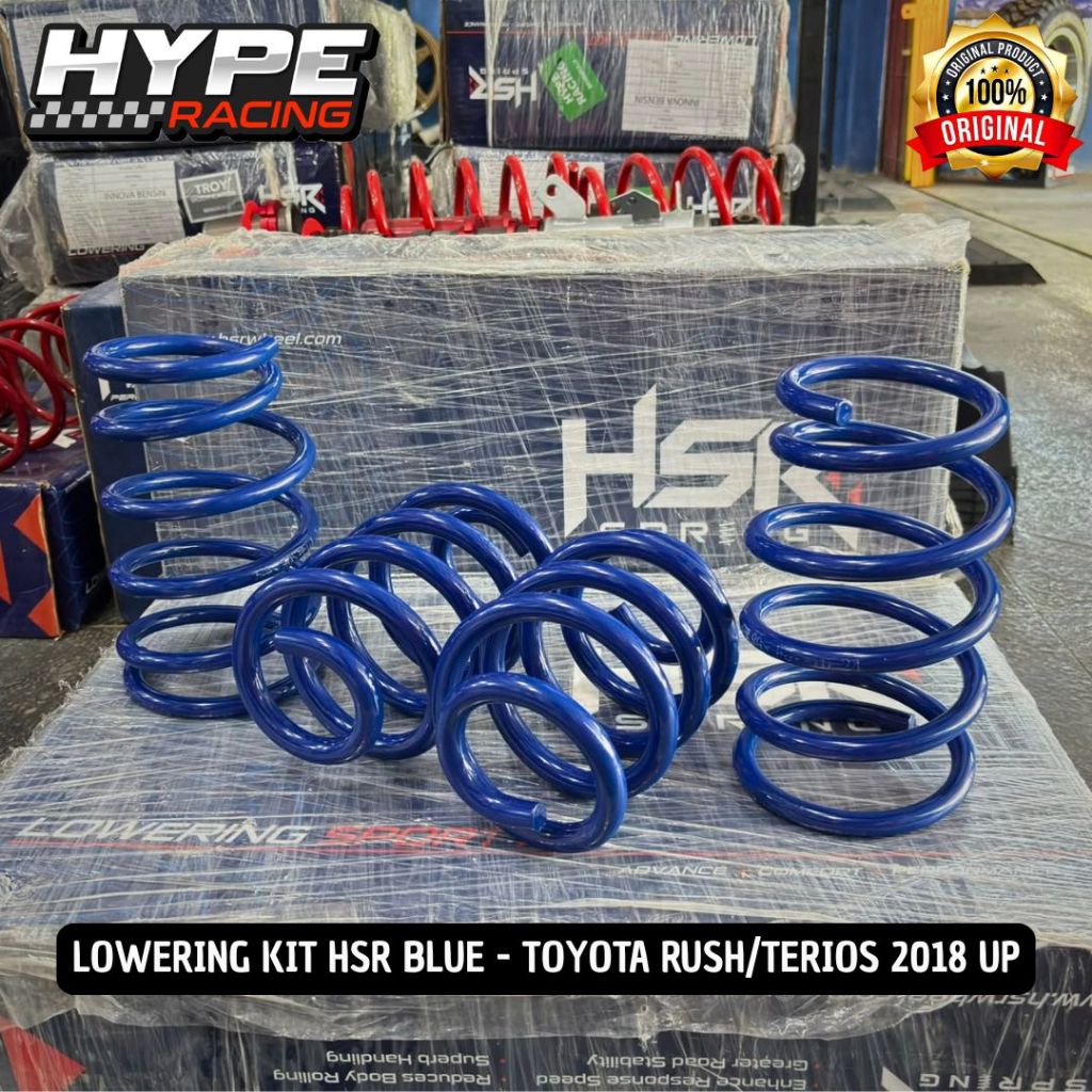 LOWERING KIT HSR BLUE - TOYOTA RUSH/TERIOS 2018 UP