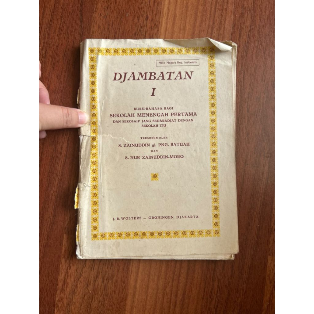 Buku djambatan jilid 1 tahun 1951
