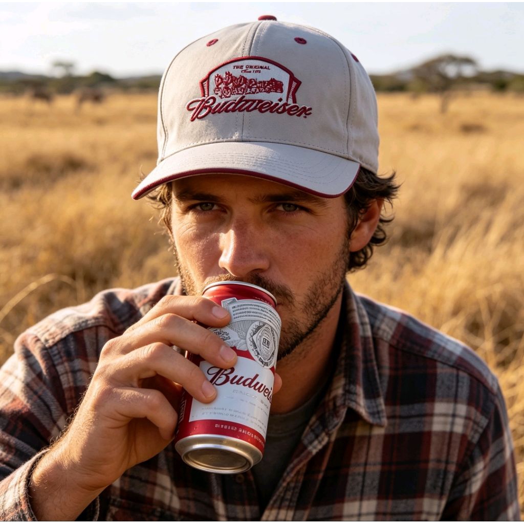 TOPI SIMPLE CAP BUDWEISER OFFICIAL
