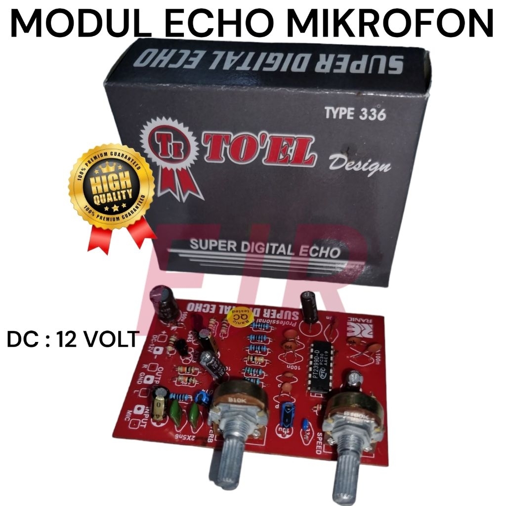 modul tune echo mic toel super digital echo 336 - modul pcb super echo