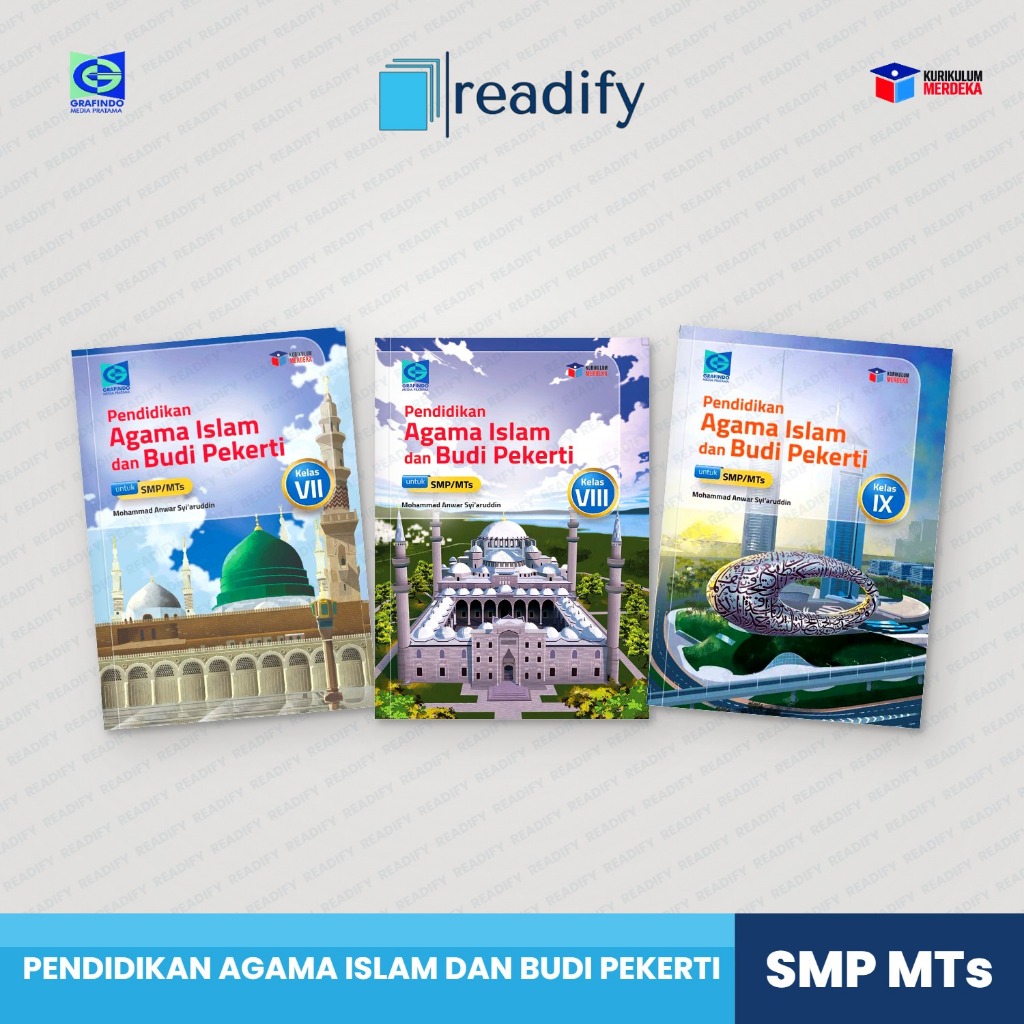 Buku Pendidikan Agama Islam dan Budi Pekerti SMP/MTs Kelas 7-9 Kurikulum Merdeka Grafindo