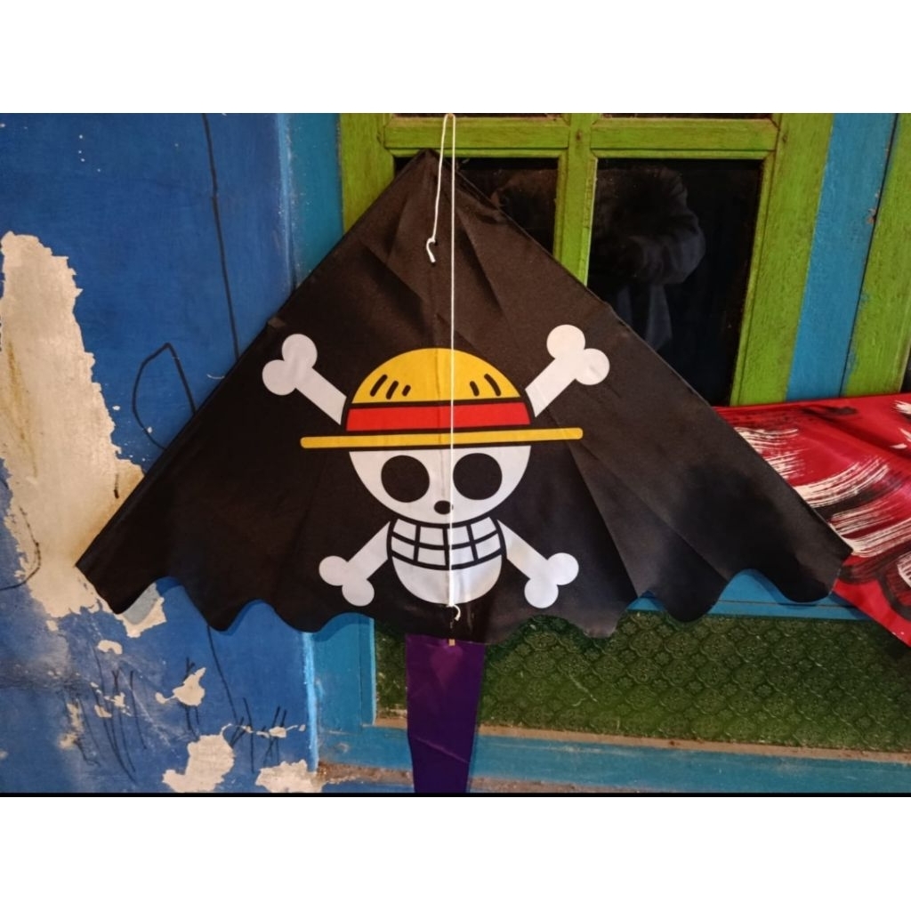 layangan kain layang layang pantai motif one piece