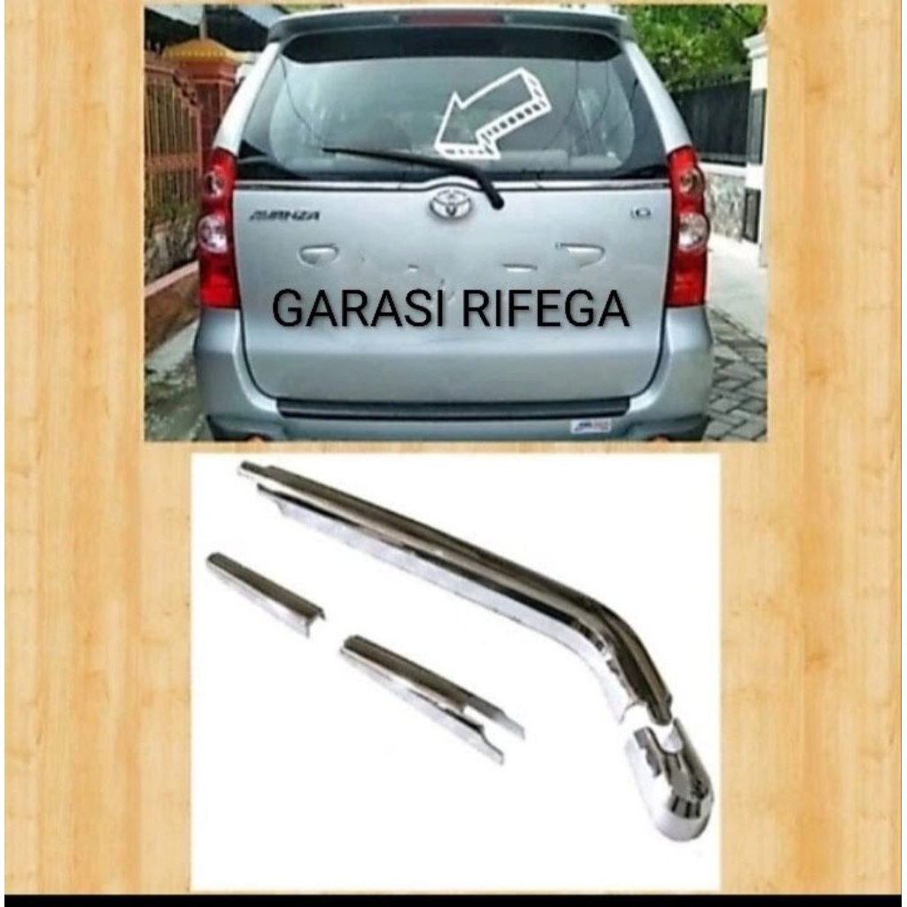COVER WIPER TOYOTA AVANZA ( 2007-2020 ) WARNA CHROME